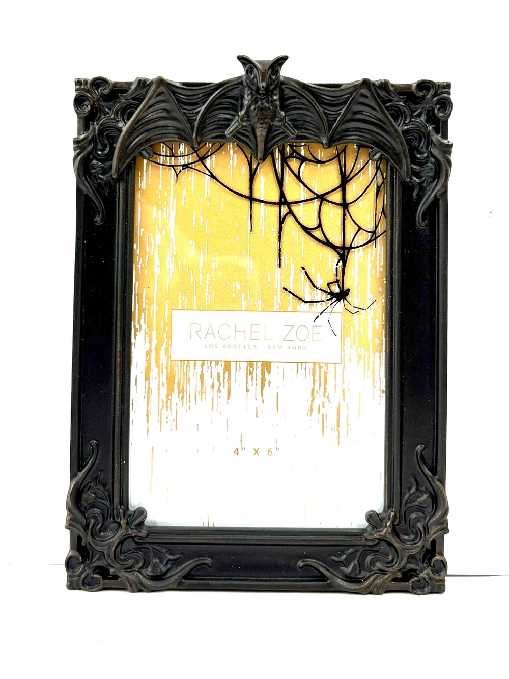 Rachel Zoe Gothic 4 x 6 Picture Frame Black Bronze F461032